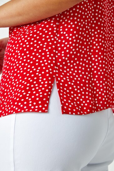 Buy Roman Red u0026 White Sleeveless Polka Dot Cami Top from the Next UK online  shop