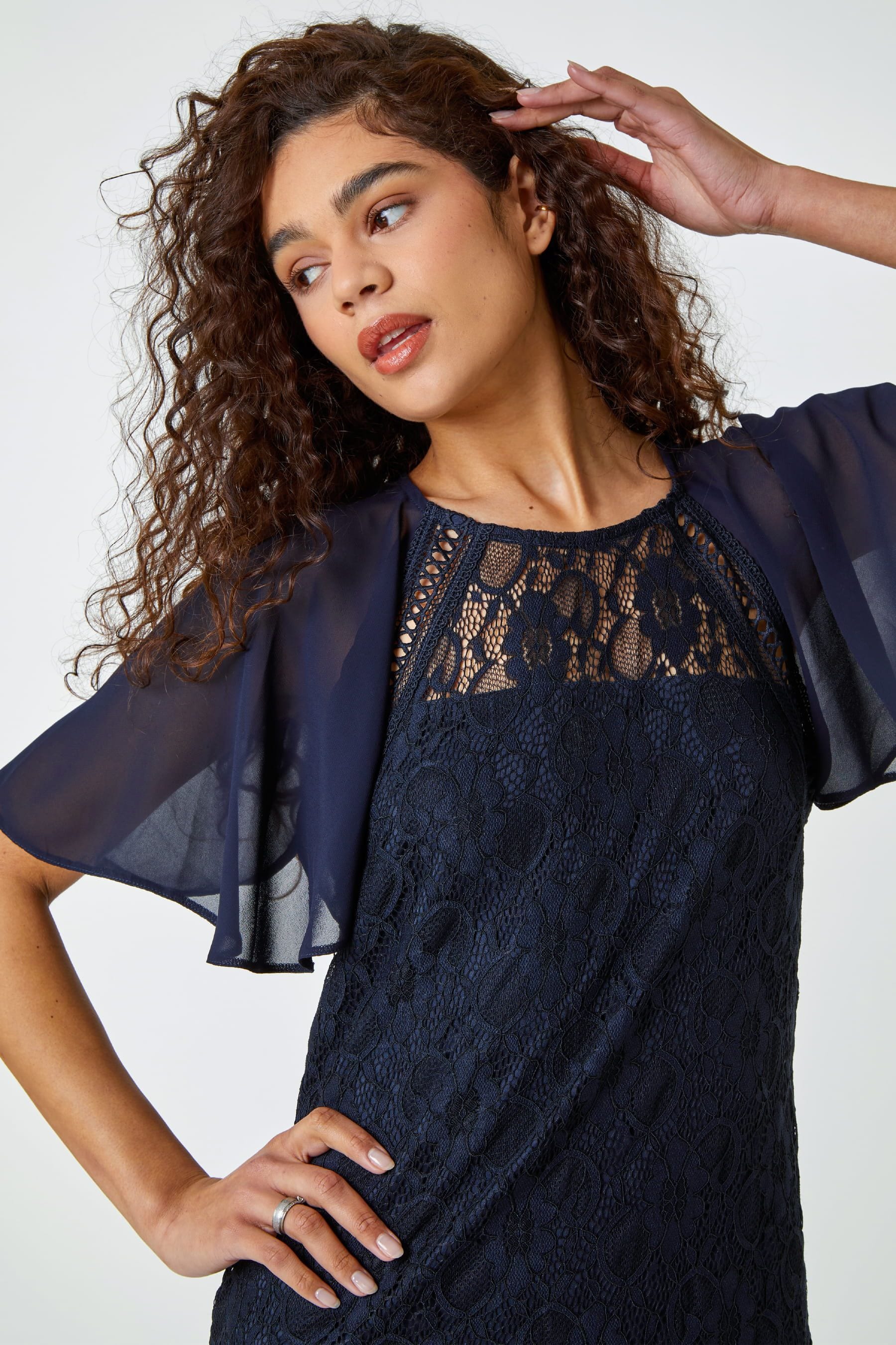 Chiffon on sale shell top
