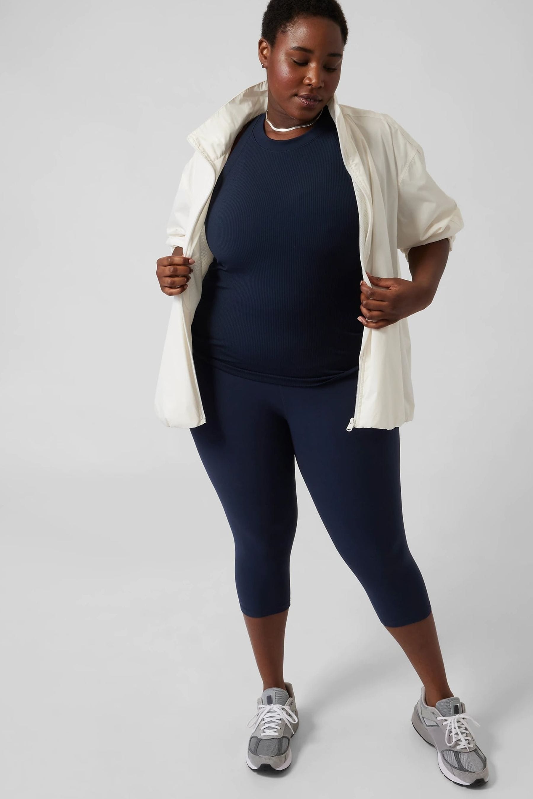 High rise capri best sale leggings