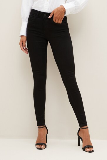 NOISY MAY Black Sculpting Stretch Skinny Jeans