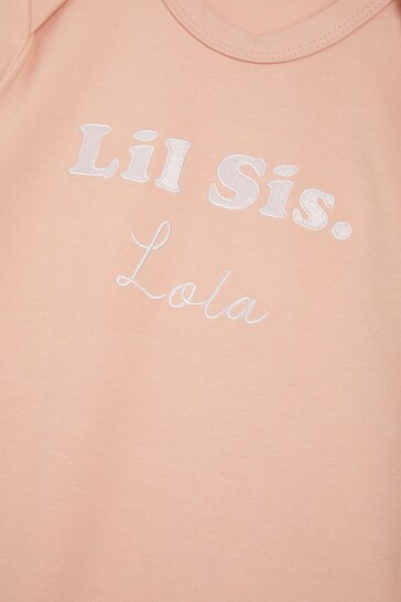Personalised Sibling Bodysuit by Dollymix