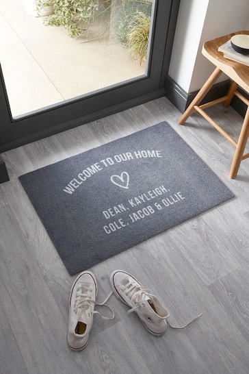 Personalised Our Home Doormat By Mattify