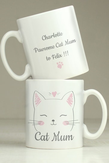 Personalised Cat Mum Mug by PMC