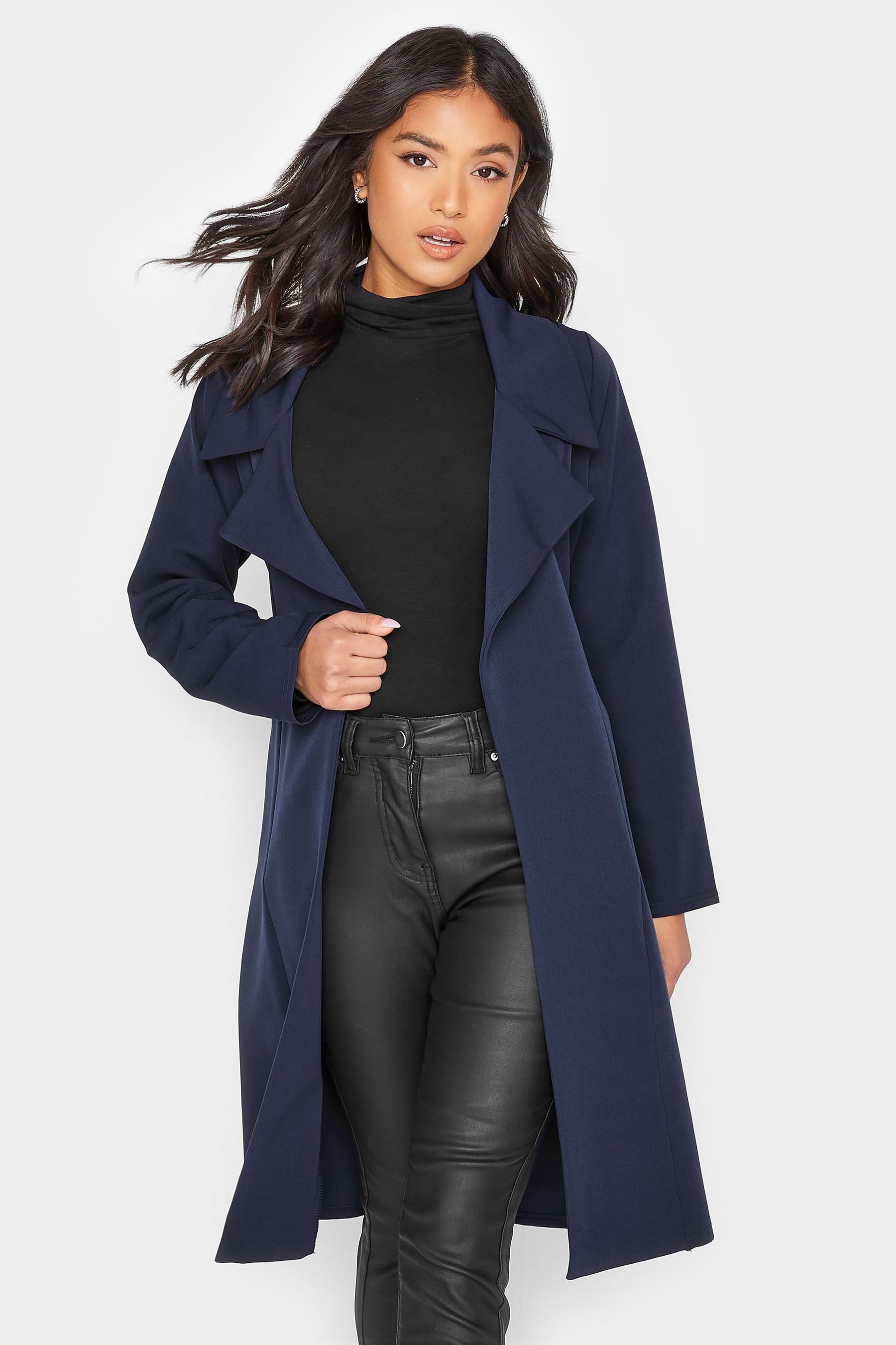 Petite hot sale duster coat
