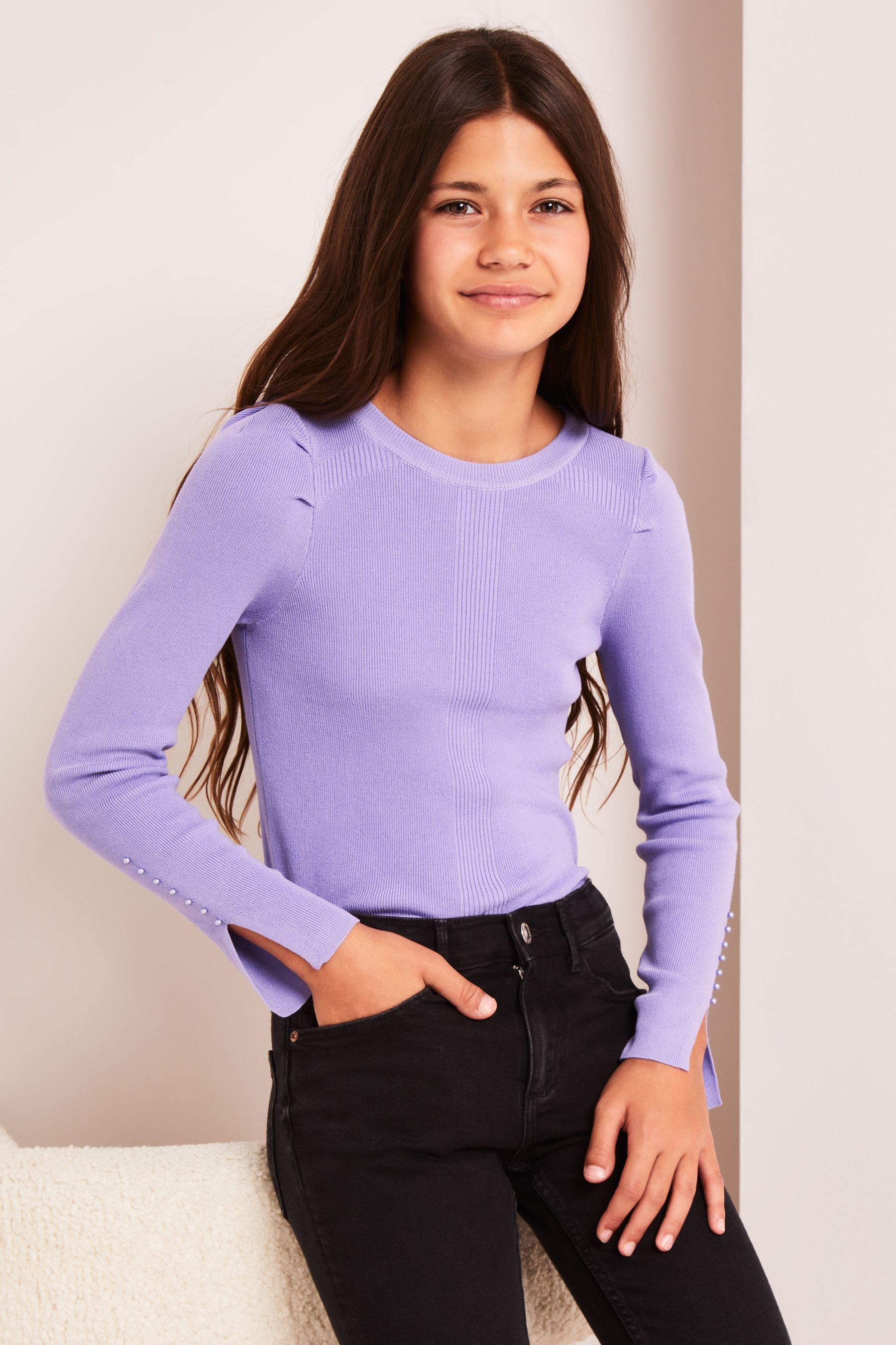 Lipsy pearl online jumper