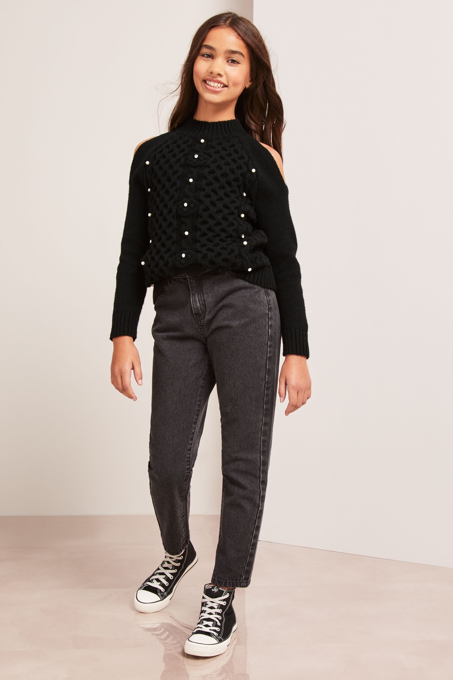 Lipsy cold shoulder best sale jumper