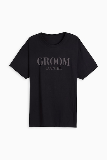 Personalised Groom  T-Shirt by Dollymix