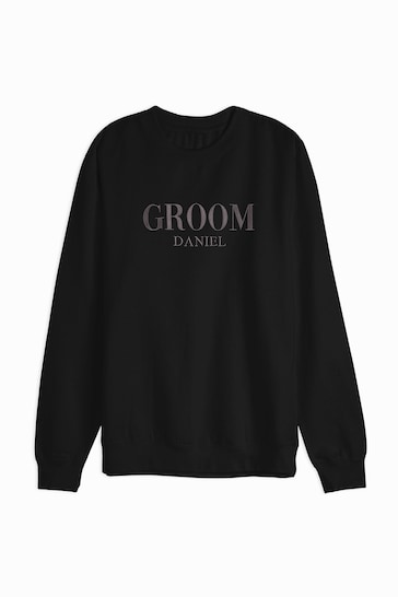 Personalised Groom Sweatshirt 1990s by Dollymix