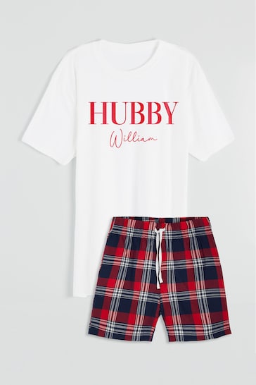Personalised Hubby Shorts Set by Dollymix
