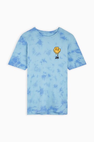 Personalised Smiley Tie Dye T-Shirt For Women by Dollymix.