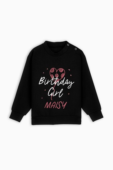 Personalised Birthday Girl Sweatshirt by Dollymix
