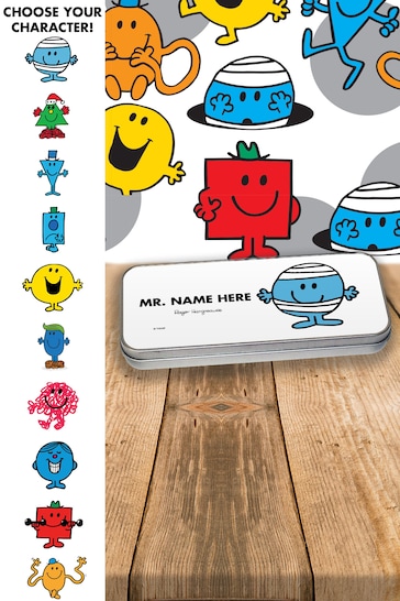 Personalised Mr Men Pencil Tin by Star Editions
