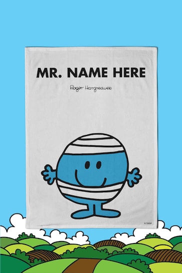 Personalised Mr. Men Tea Towel by Star Editions
