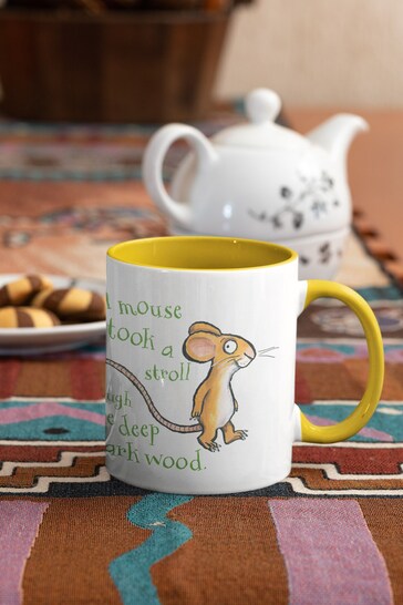 Personalised Yellow Mouse Coloured Insert Mug by Star Editions