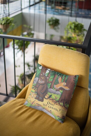 Personalised Owl Ice cream Gruffalo Cushion by Star Editions