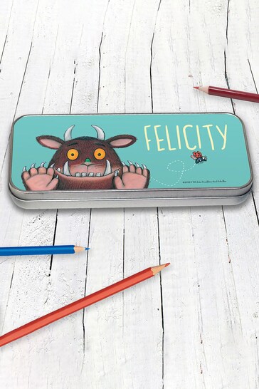 Personalised Blue Gruffalo Pencil Tin by Star Editions