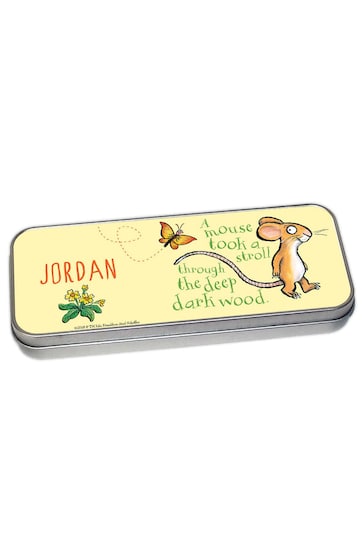Personalised Green Mouse Pencil Tin by Star Editions