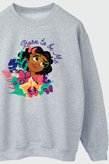 Brands In GREY Encanto Mirabel Born To Be Me Women Heather Grey Sweatshirt by BrandsIn