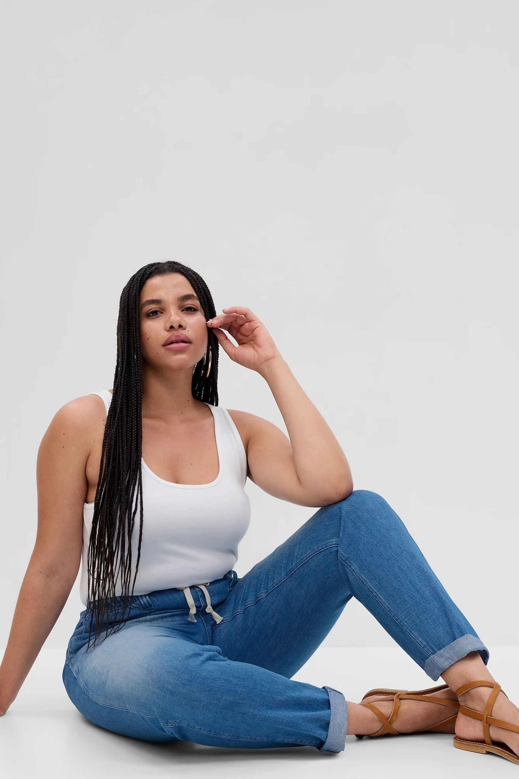Utility shop mom jeans