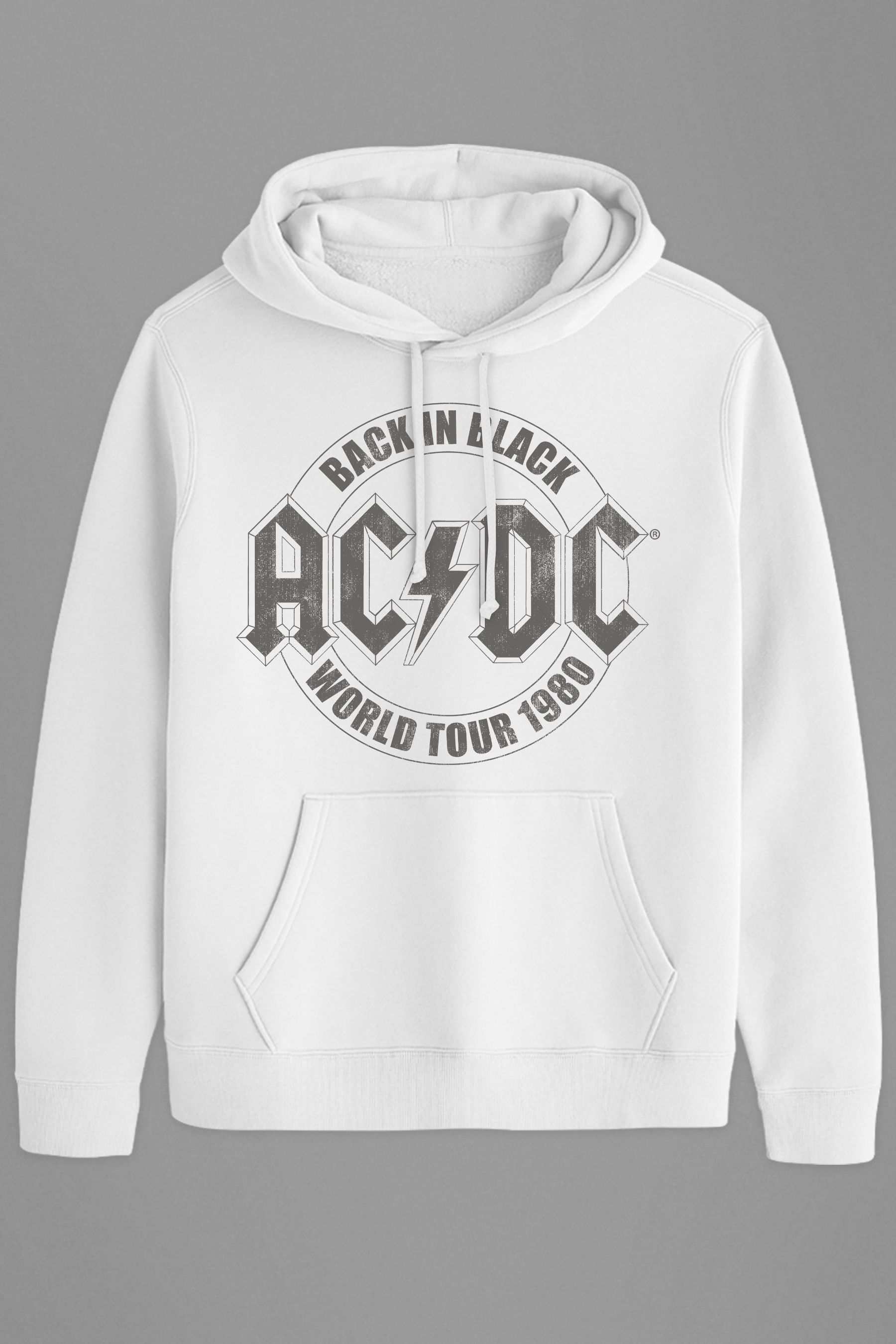 Ac dc back store in black hoodie