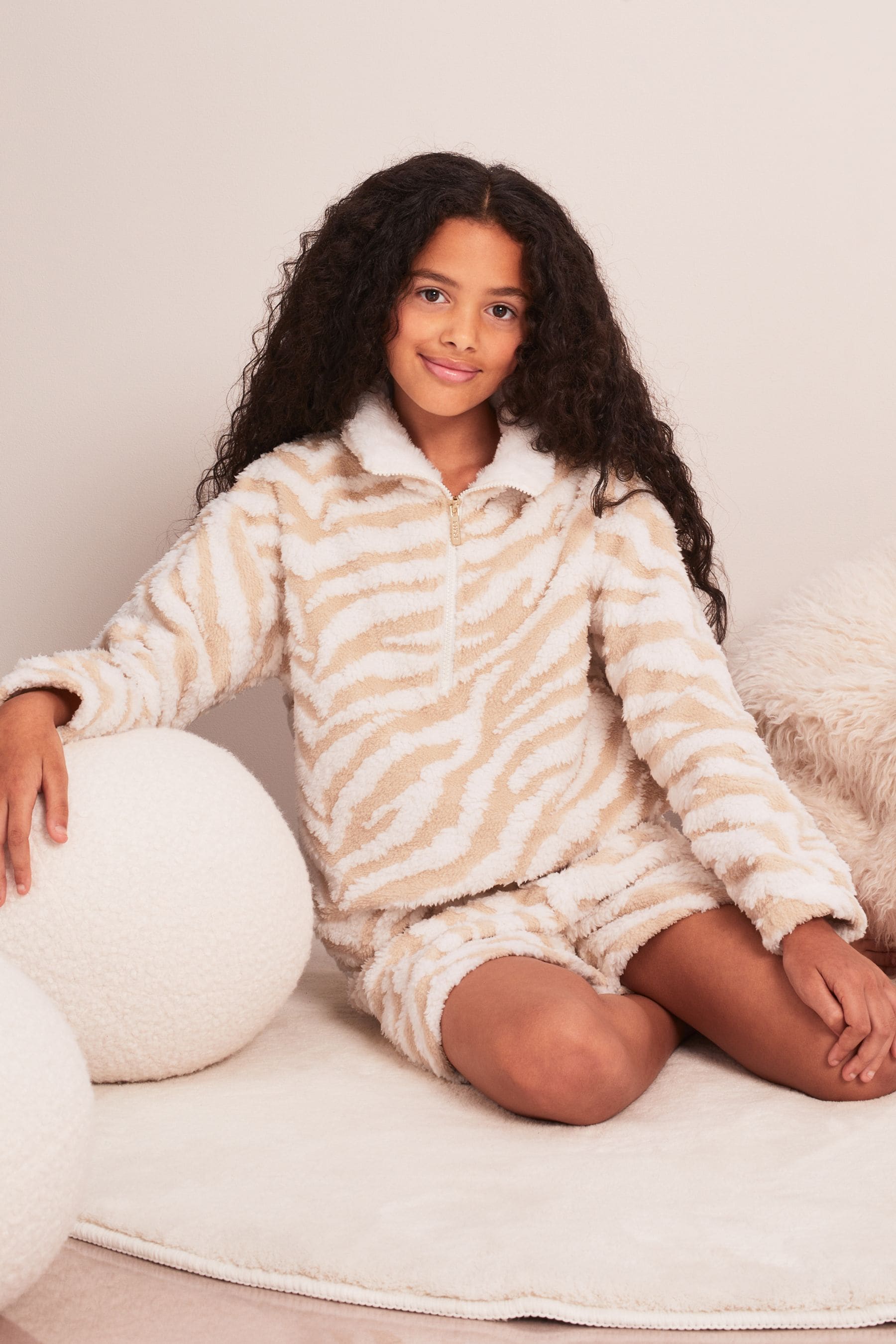 Fleece on sale short pyjamas