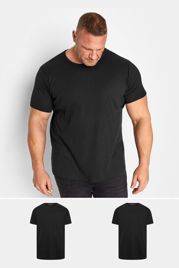 Levi's T-Shirt in Schwarz mit rundem Logo