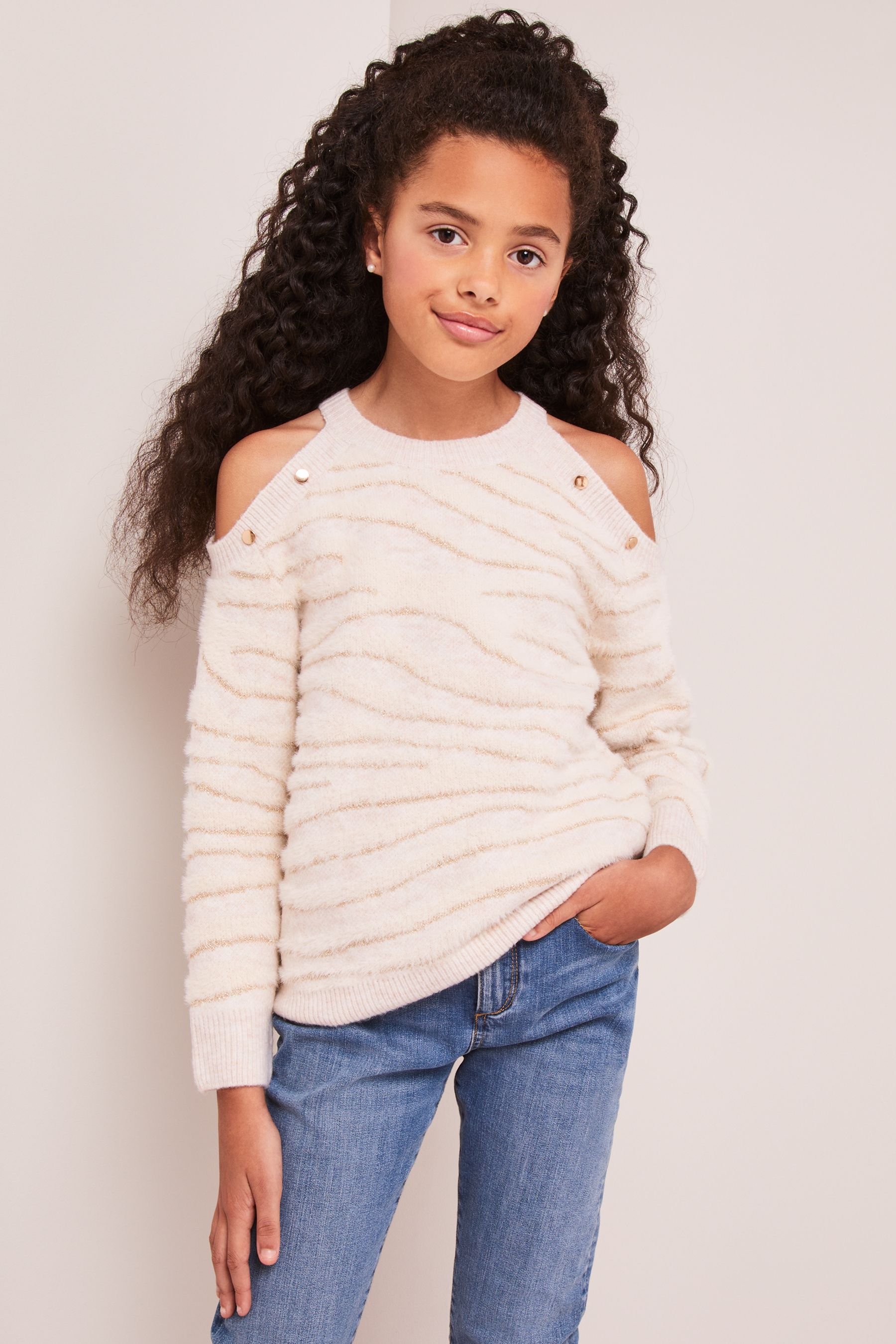Buy Lipsy Cold Shoulder Knitted Jumper from the AspennigeriaShops online shop