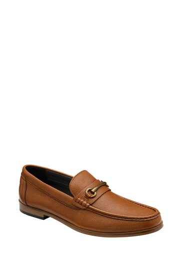 Frank Wright Brown Men's Leather Loafers