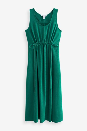 Athleta Green Echo Sleeveless Midi Dress