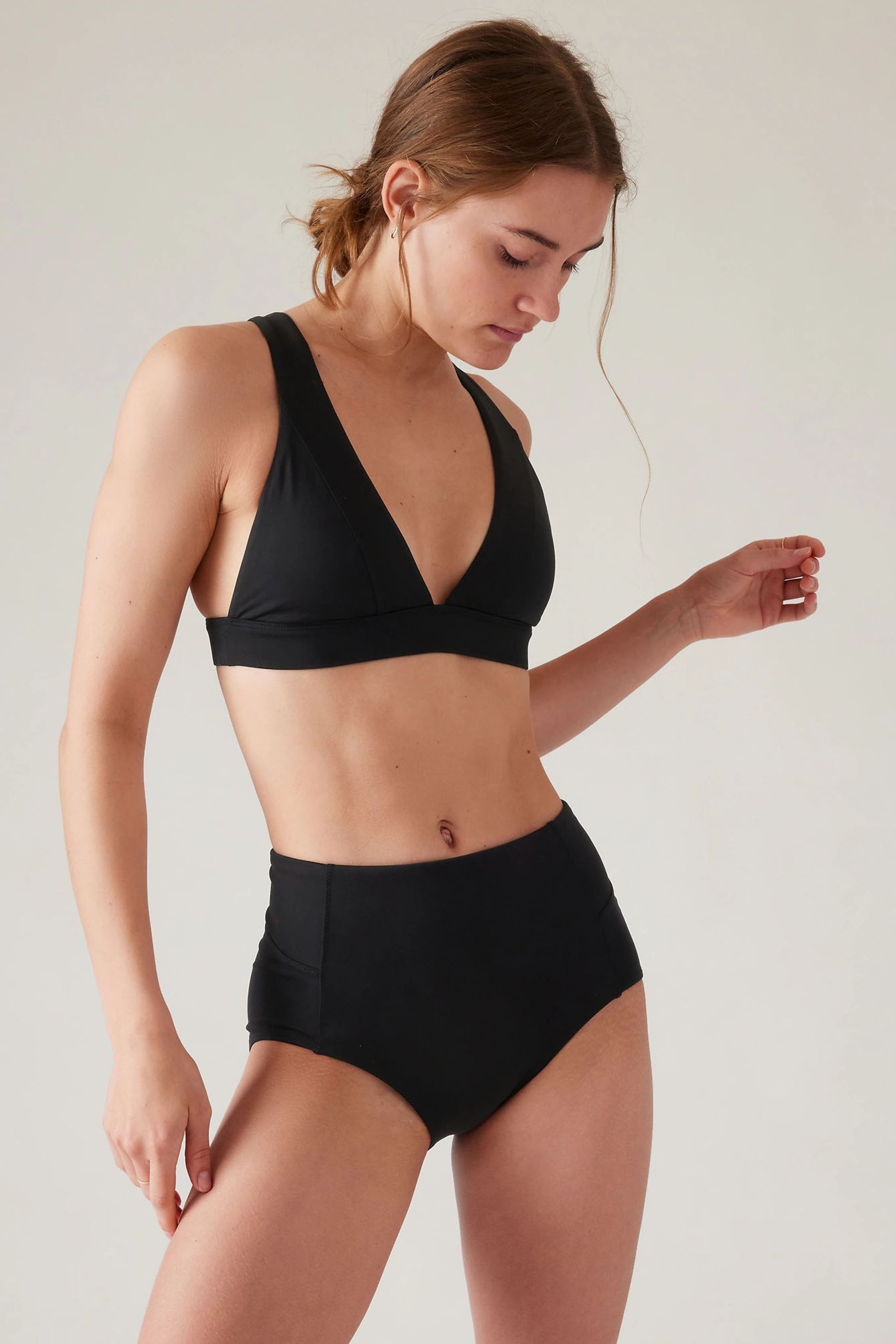 Buy Athleta Black A C Cup Riptide Bikini Top from the Next UK