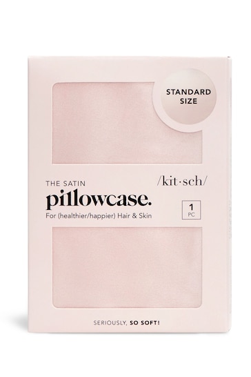 Kitsch Blush Satin Pillowcase