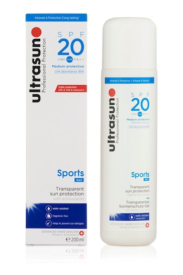 Ultrasun SPF 20 Sports Sun Gel 200ml