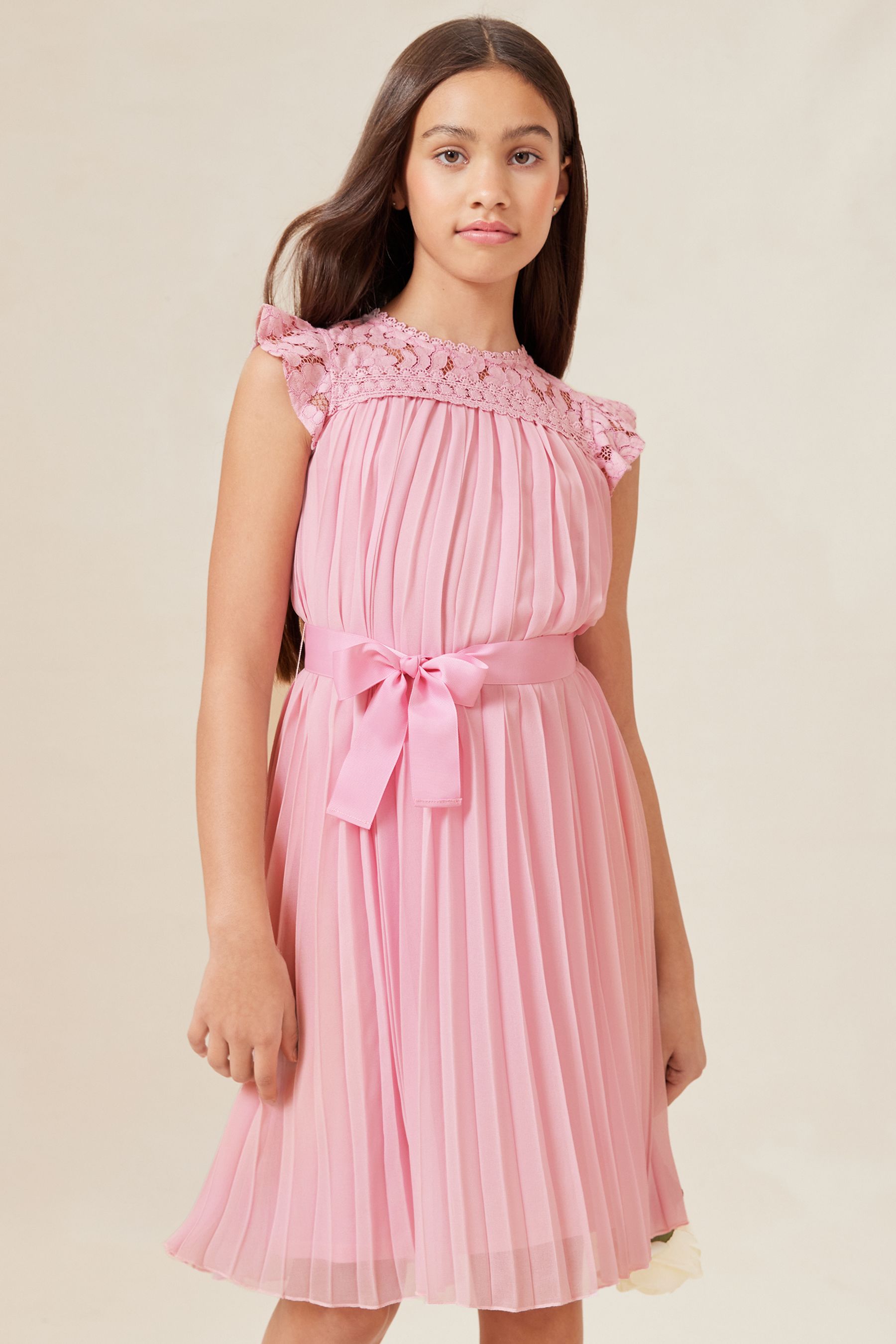 Lipsy stripe 2024 pleated dress