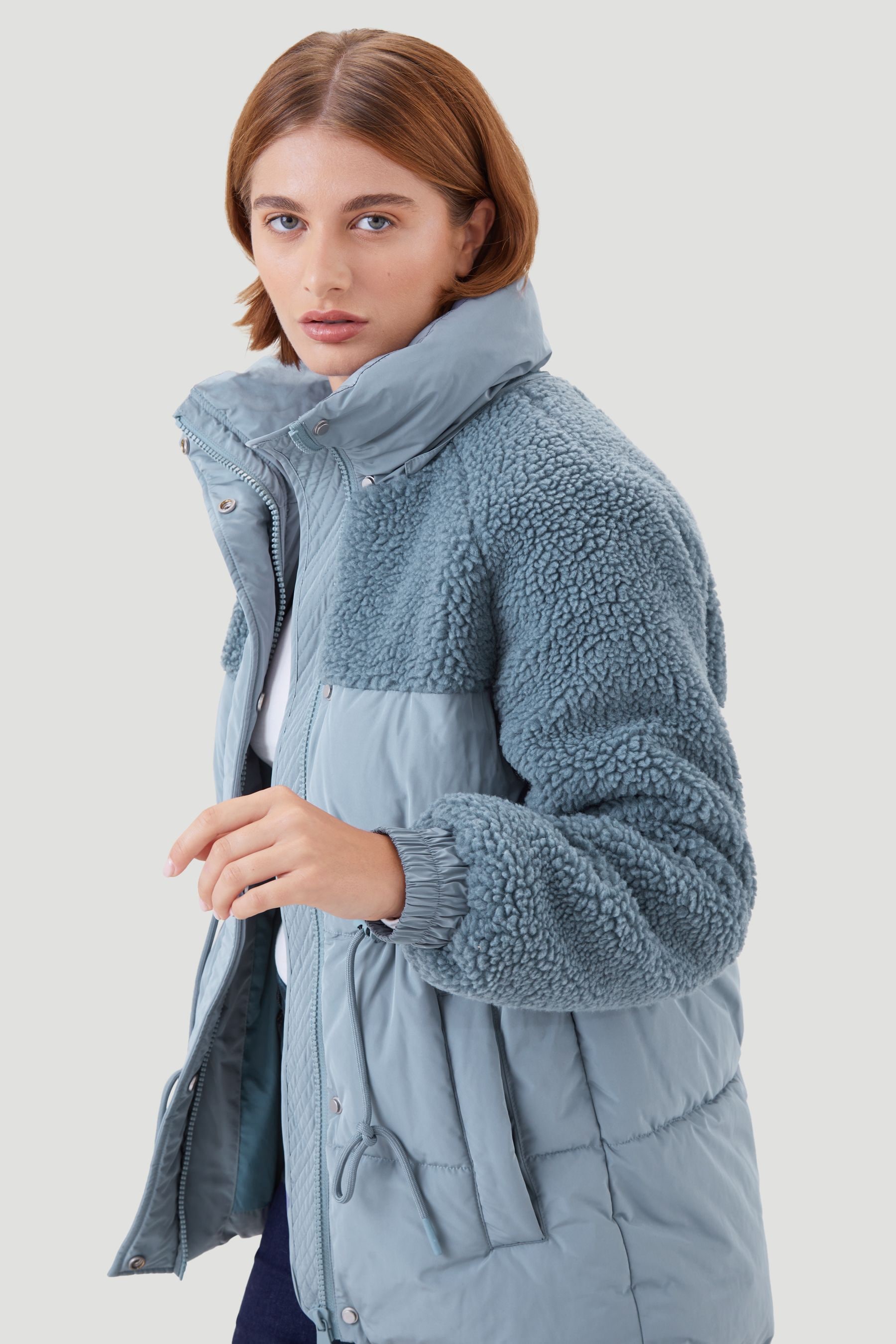 Short borg deals jacket