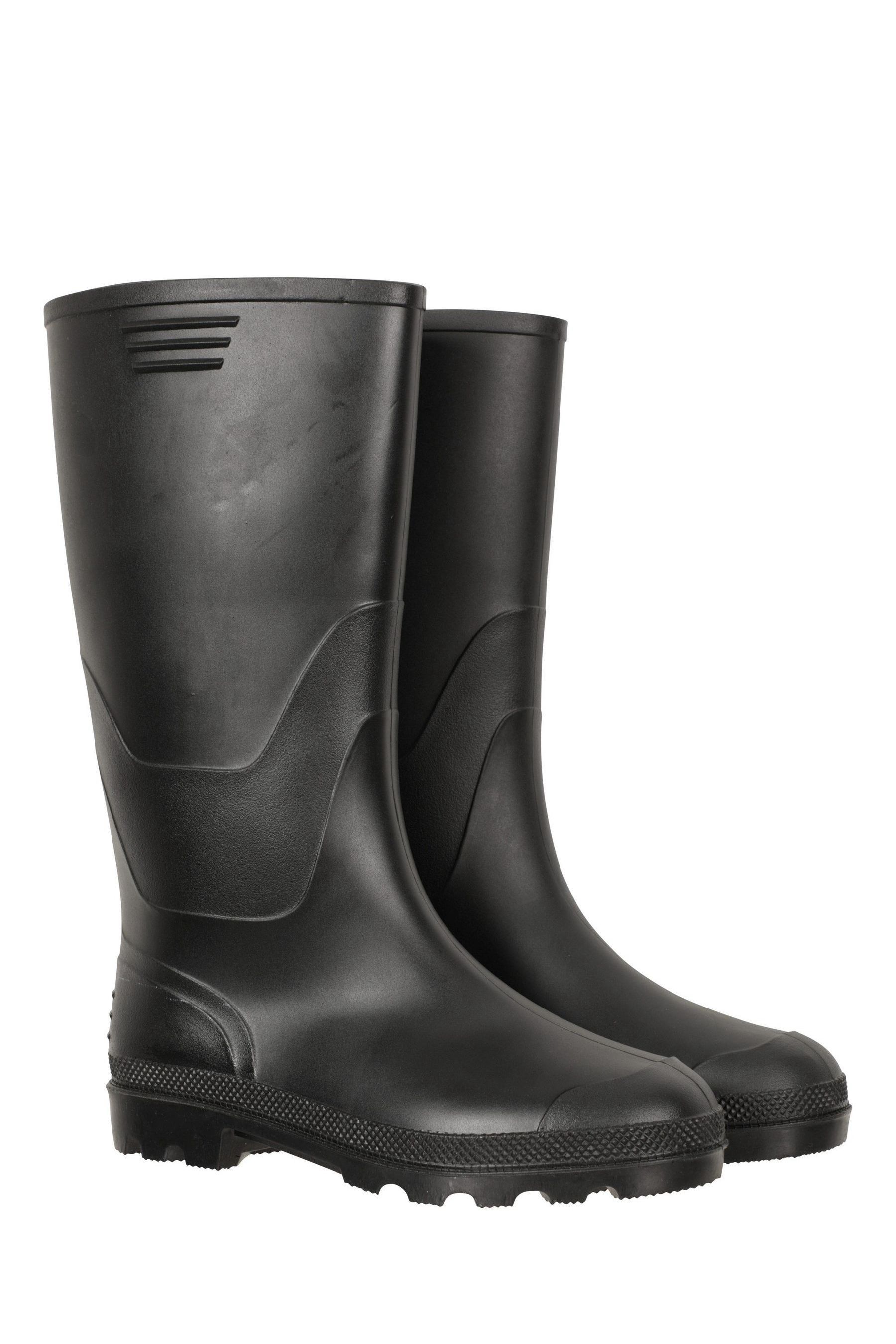 Mens sales black wellies