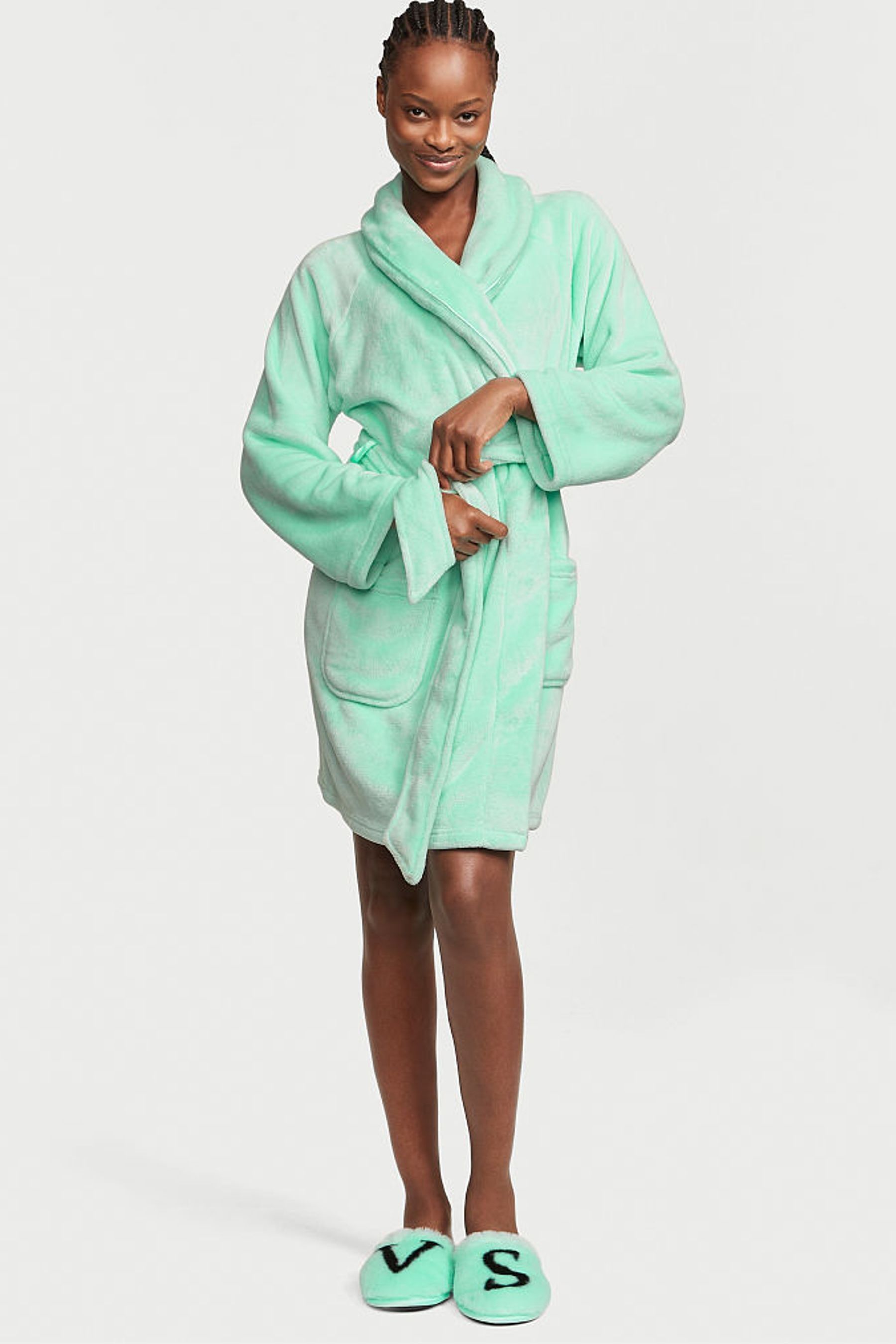 Waterfall wrap dressing gown hot sale