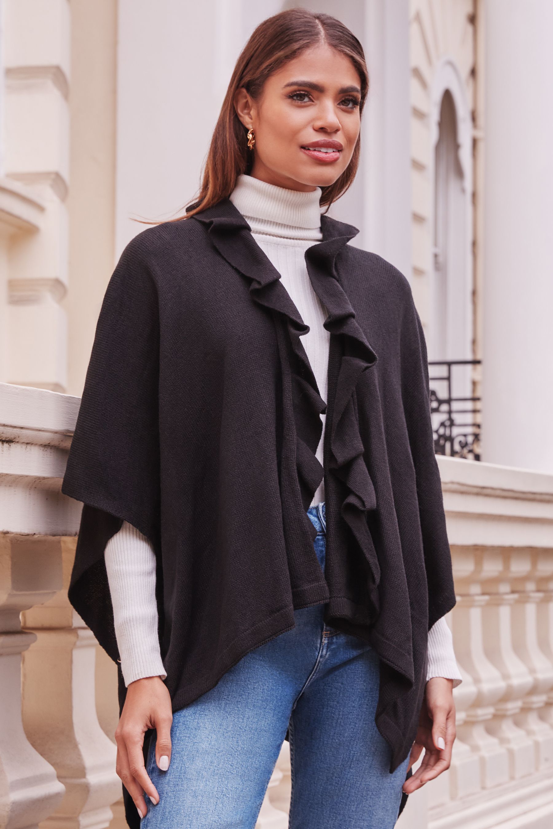 Lipsy on sale cape jacket