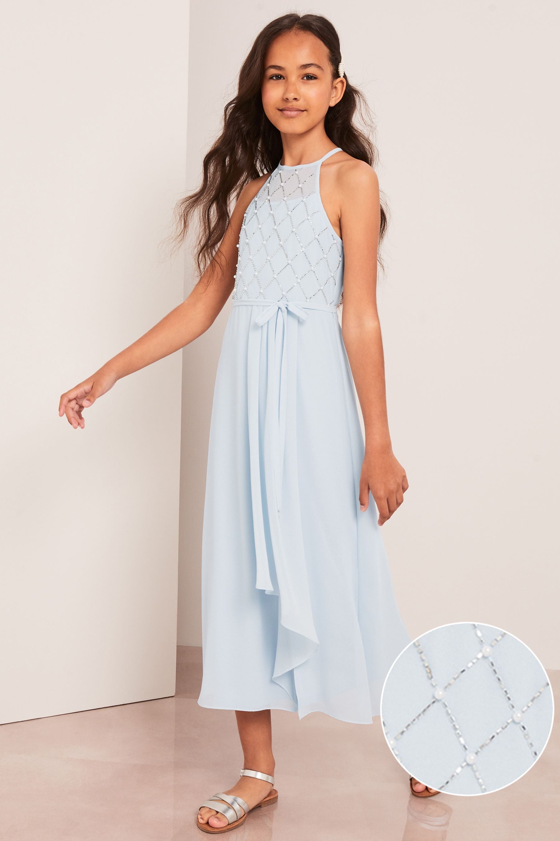 Maxi baby deals blue dress