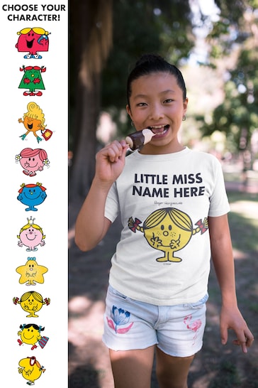 Personalised Little Miss Childrens T-Shirt by Star Editions