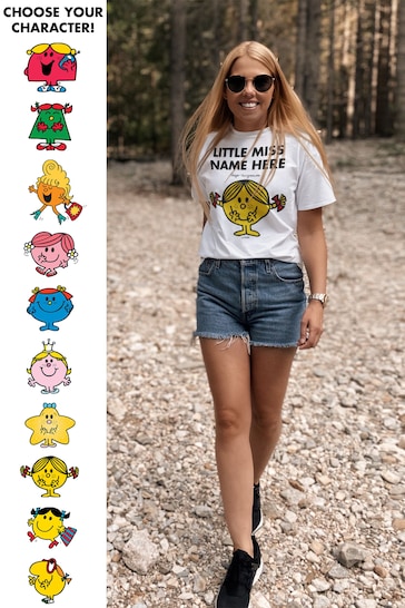Personalised Little Miss Adults T-Shirt by Star Editions