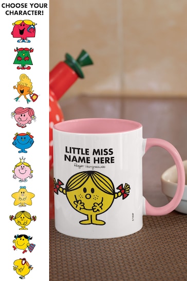 Personalised Little Miss Colour Handle Mug by Star Editions