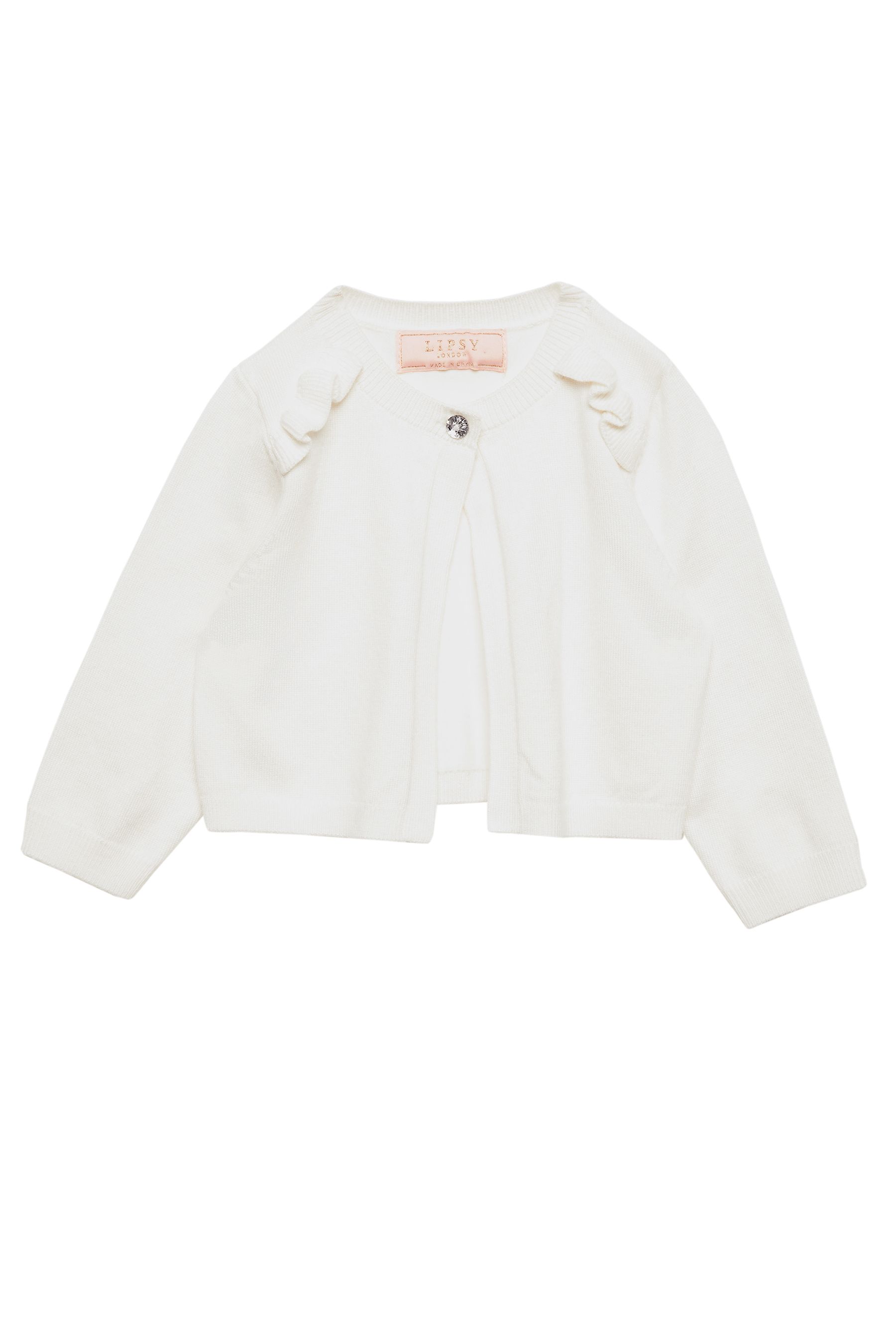 Lipsy Ivory White Baby Occasion Shrug