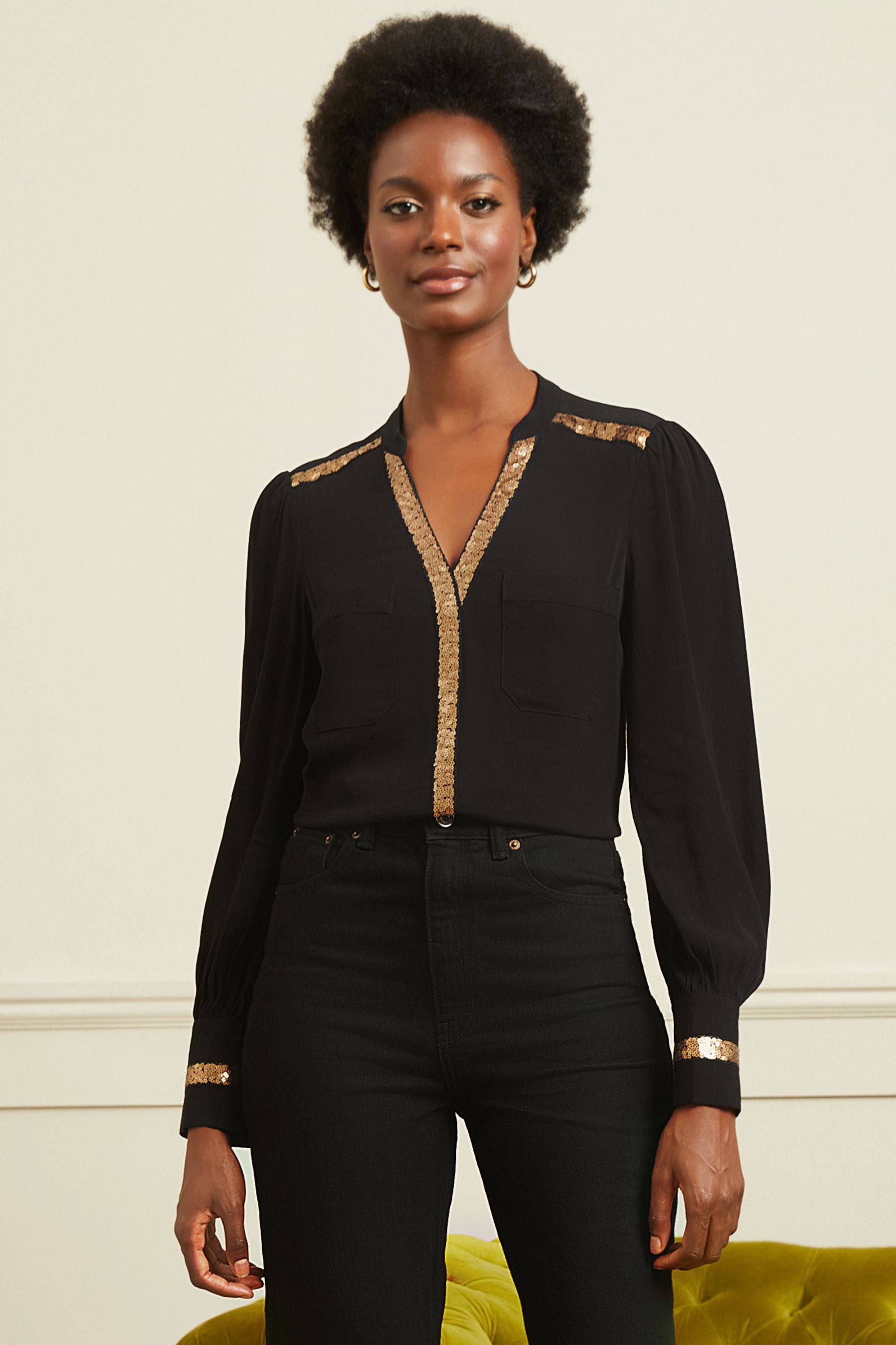 Petite sequin tops outlet