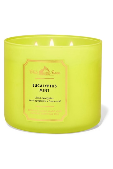 Bath & Body Works Eucalyptus Mint 3-Wick Candle 14.5 oz / 411 g