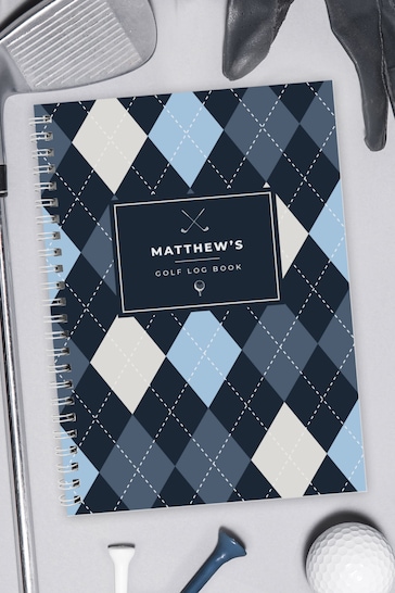 Personalised A5 Golf Log Book by PMC