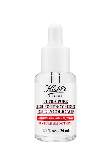 Kiehls Ultra Pure High-Potency Serum 10% Glycolic Acid (Texture-Smoothing) 30ml