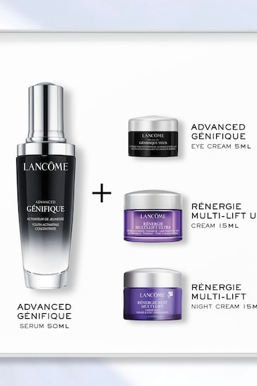 Lancôme Advanced Genifique Serum 50ml Skincare Routine Gift Set