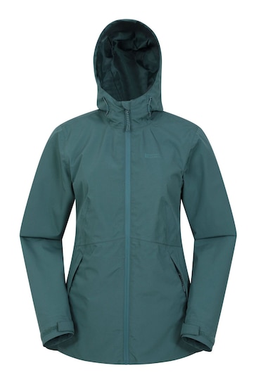 Mountain Warehouse Green Vancouver Ultra-Lightweight Waterproof Jacket - Womens