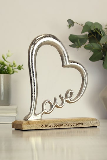 Personalised Love Heart Ornament by PMC