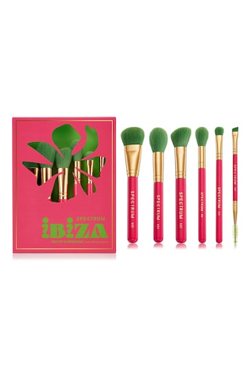 Spectrum Collections Ibiza Travel Book 6 Piece Full Sized Brush Set